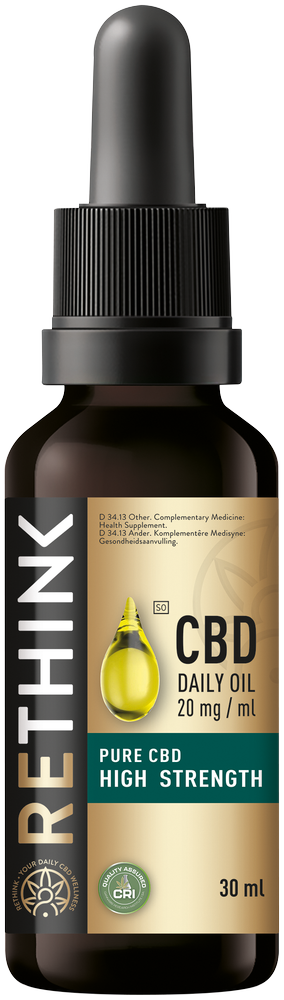 Rethink 20mg CBD Daily Oil 30ml