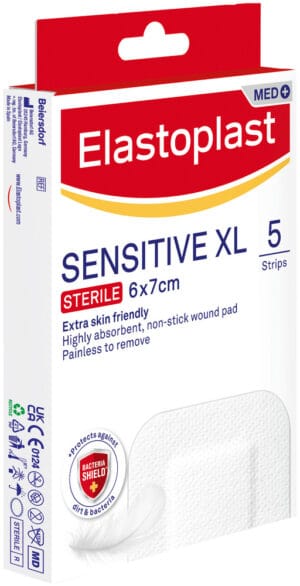 Elastoplast Sensitive XL Sterile Strips 5pk