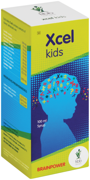 Tibb Xcel Kids Brainpower Syrup 100ml