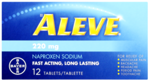 Aleve 220mg Naproxen Sodium Pain Relief Tablets 12pk