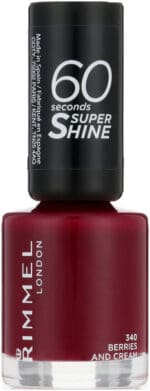 Rimmel 60 Seconds Berries & Cream Nail Polish 8ml