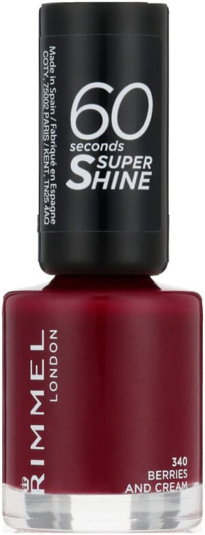 Rimmel 60 Seconds Berries & Cream Nail Polish 8ml
