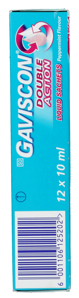 Gaviscon Peppermint Flavour Antacid Liquid 12 x 10ml