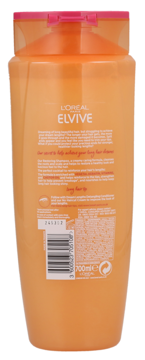 L'oréal Paris Elvive Dream Lengths Restoring Shampoo 700ml