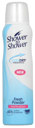 Shower To Shower StayDry Fresh Powder Anti-Perspirant Spray 150ml