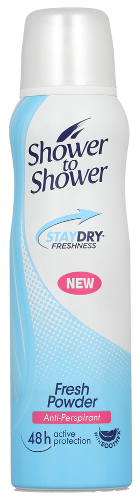 Shower To Shower StayDry Fresh Powder Anti-Perspirant Spray 150ml