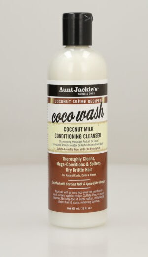 Aunt Jackie's Coconut Crème Collection Coco Wash Coconut Milk Conditioning Cleanser 355ml
