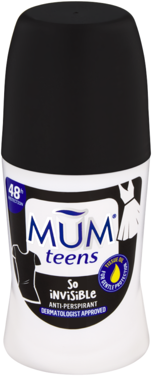 image-0 MUM Teens So Invisible Anti-Perspirant Roll-On 50ml