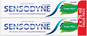 Sensodyne Fresh Mint Fluoride Toothpaste 2 x 75ml