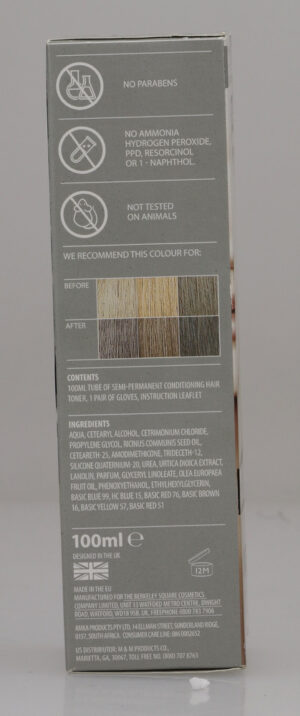 Color Rebel Be Platinum Semi Permanent Conditioning Hair Toner 100ml