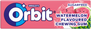 Wrigley's Orbit Watermelon Flavoured Sugarfree Chewing Gum 14g