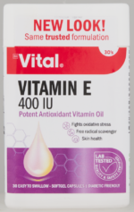 Vital Vitamin E 400 IU Softgel Capsules 30pk