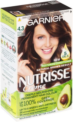 Garnier Nutrisse Ultra Crème Dark Golden Brown Permanent Hair Colour 1s