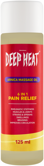 Deep Heat Arnica Massage Oil 125ml