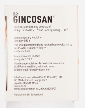 Gincosan Physical Performance, Memory and Cognitive Function Capsules 60pk