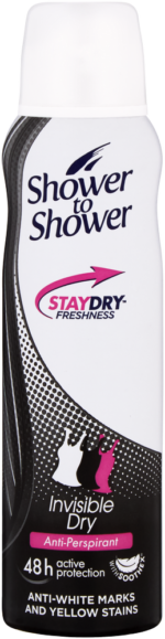 Shower To Shower StayDry Invisible Dry Anti-Perspirant Spray 150ml