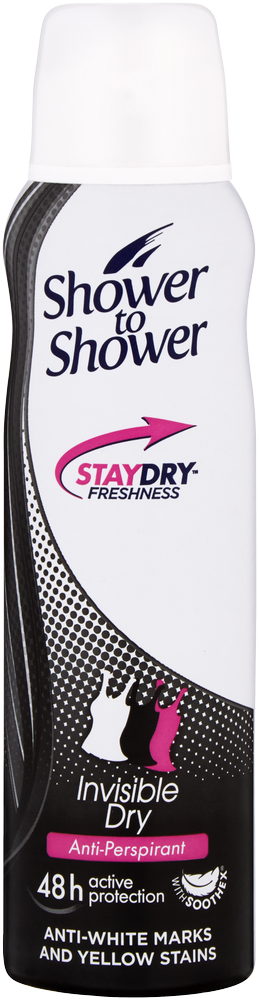 Shower To Shower StayDry Invisible Dry Anti-Perspirant Spray 150ml