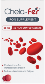 Chela-fer 15mg Iron Supplement Tablets 30pk