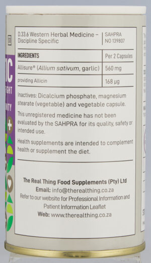 The Real Thing Alli-Biotic Vegicaps 60pk