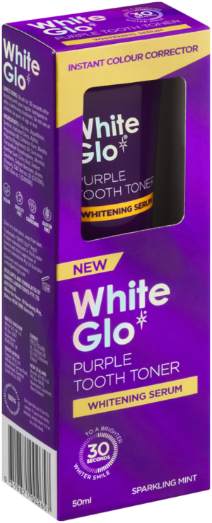 White Glo Purple Tooth Toner Whitening Serum 50ml