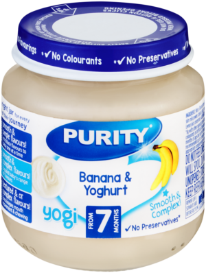 Purity From 7 Months Banana & Yoghurt Yogi 125ml