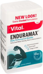 Vital Enduramax Male Performance Booster Softgel Capsules 30pk