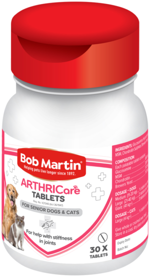Bob Martin Arthricare Tablets for Senior Dogs & Cats 30pk