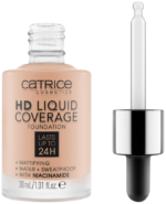 Catrice 020 Rose Beige HD Liquid Coverage Foundation 30ml