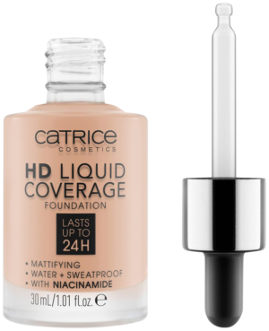 Catrice 020 Rose Beige HD Liquid Coverage Foundation 30ml