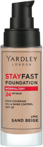 Yardley Stayfast Sand Beige SPF 20 24HR Foundation 30ml