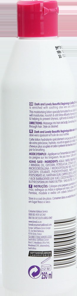 Dark And Lovely Beautiful Beginnings Cuddling Oil Moisturiser 250ml