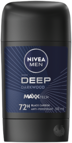 Nivea MEN Black Carbon Dark Wood Deep Anti-Perspirant Stick 50ml