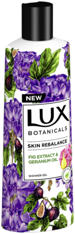 LUX Botanicals Fig Extract and Geranium Oil Moisturizing Body Wash 400ml