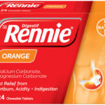 Rennie Orange Heartburn & Indigestion Chewable Tablets 24pk