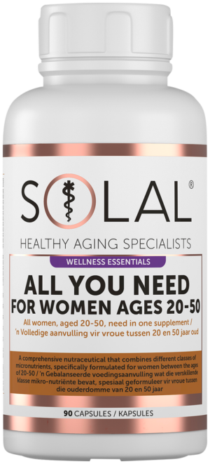 Solal Wellness Essentials All You Need For Women Ages 20-50 Capsules 90pk