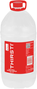 Thirsti Still Natural Spring Water 5L
