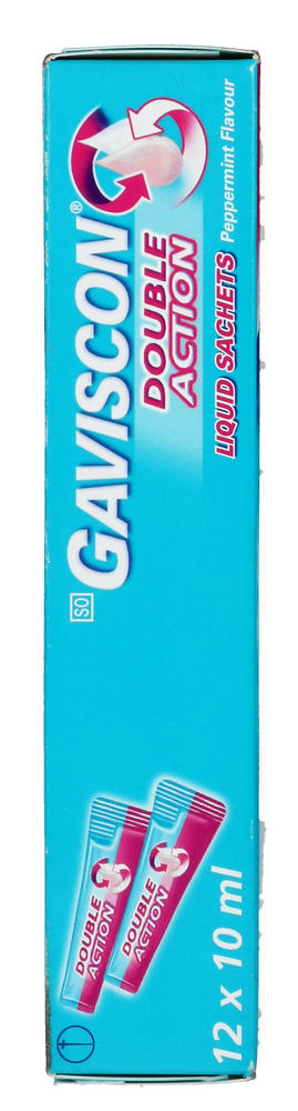 Gaviscon Peppermint Flavour Antacid Liquid 12 x 10ml