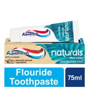 Aquafresh Naturals Mint Clean Toothpaste with Fluoride 75ml