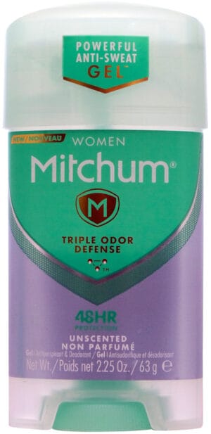 Mitchum Women Unscented Antiperspirant & Deodorant Gel 63g