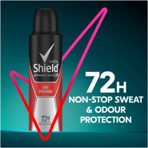 Shield Men Dry Original Antiperspirant Deodorant Body Spray 150ml