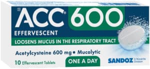 ACC 600 Effervescent Tablets 10pk