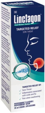 Linctagon Peppermint Flavour Throat Spray 20ml
