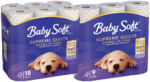 Baby Soft 2 Ply Supreme Quilts Luxury Toilet Tissue Roll 9pk