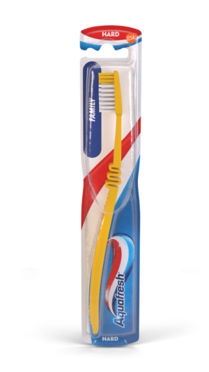 Aquafresh Family Hard Toothbrush 1s