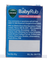 Vicks BabyRub Comfort Rub 45g