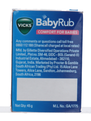 Vicks BabyRub Comfort Rub 45g