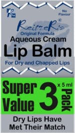 Reitzer's Original Formula Aqueous Cream Lip Balm 3 x 5ml