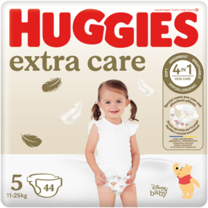 Huggies Extra Care Size 5 Disposable Nappies 44pk