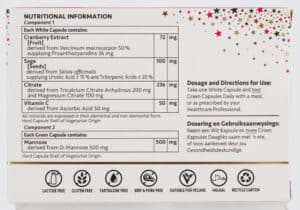 Quatrocran Nutrients for Urinary Care Capsules 30pk