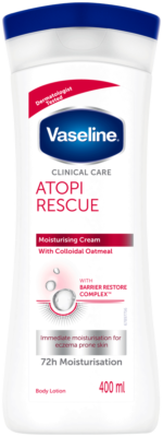 Vaseline Clinical Care Eczema Rescue Fragrance Free Body Lotion 400ml